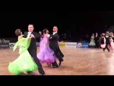 00009 WDSF Senior 3 Open ST, 1st round. Tango. FINLAND OPEN 04.03.2016