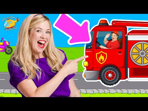 Can You Find The Vehicles? 🚒 Storybook Pictures Come to Life!