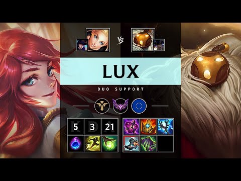 Lux Support vs Bard - EUW Master Patch 25.S1.3