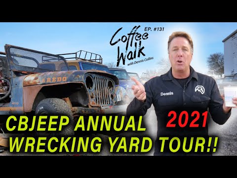 Wrecking Yard FULL of RARE JEEP PARTS!!