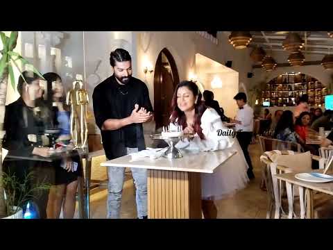 Gurmeet Choudhary Celebrates Debina Bonnerjee Birthday Party And Cut Cake Infront Of Media . #video