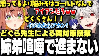 【面白まとめ】どぐら先生の舞対策授業、姉弟喧嘩で全然進まないwww【にじさんじ/切り抜き/葛葉/本間ひまわり/どぐら】