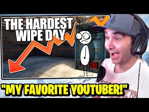 Summit1g Reacts: HOW I GOT RAIDED 3 TIMES ON WIPE DAY | Solo Rust (1 of 4)