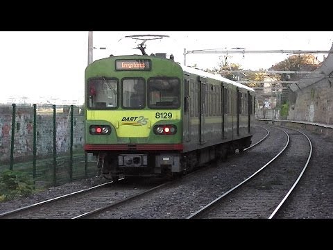 IE 8300 Class Dart Train number 8129 - Blackrock Station, Dublin