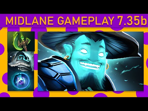 ⭐Storm Spirit 20+ Kills! Mid Gameplay 7.35b - Dota 2 Top MMR