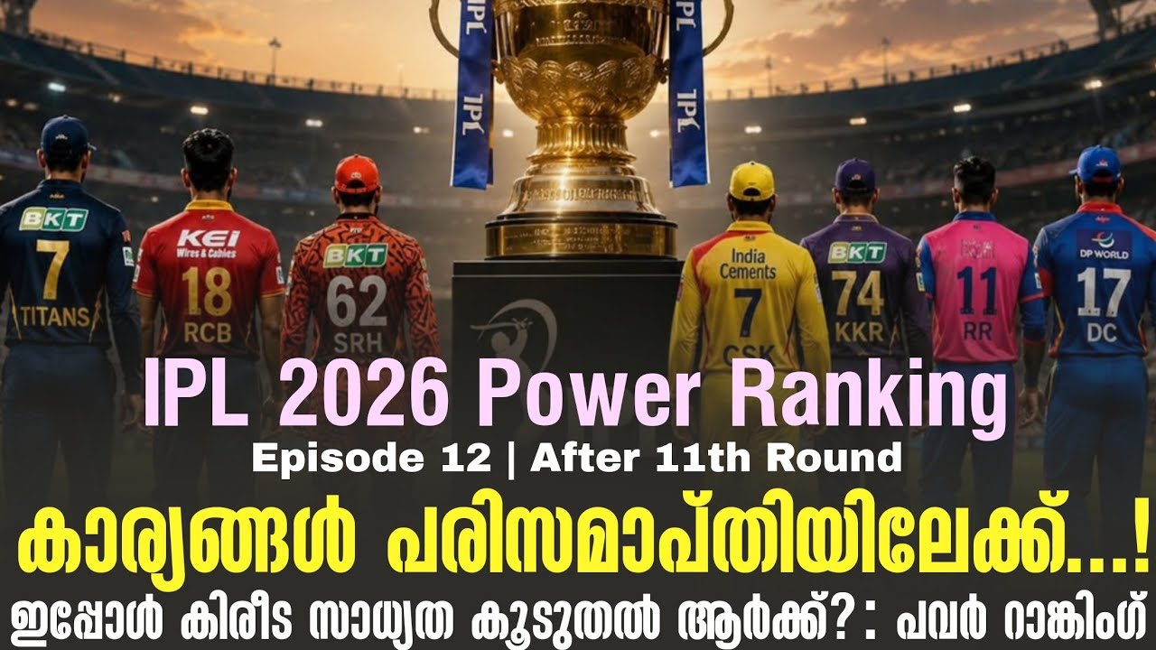 കാര്യങ്ങൾ പരിസമാപ്തിയിലേക്ക്...! ഇപ്പോൾ കിരീട സാധ്യത