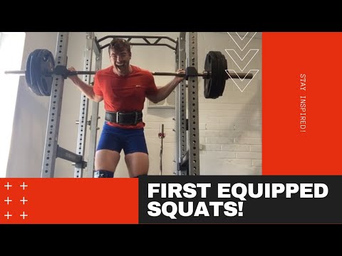 What does equipped lifting feel like? FIRST EQUIPPED SESSION!