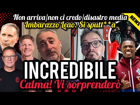 😭INCREDIBILE LEO📣SI SPUTT**A❌NON ARRIVA🫣RAP LEAO🤬IMBARAZZO👀MARETTA IBRA😱NON CI CREDO⚠️DISASTRO MEDIA