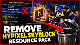 How to Disable the Skyblock Texture Pack (Still Works)
