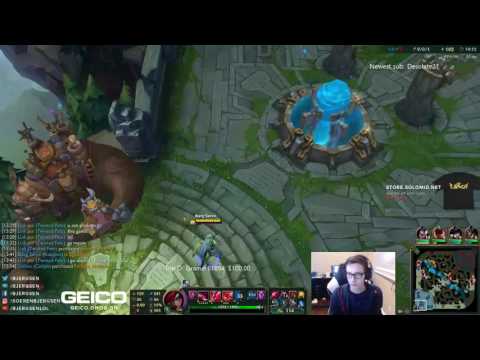 318. TSM Bjergsen - Katarina vs Viktor - Mid - November 30th, 2016 - Patch 6.23 - PreSeason 7
