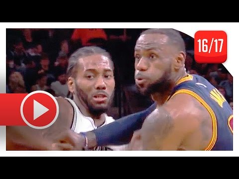 Kawhi Leonard vs LeBron James MVP Duel Highlights (2017.03.27) Spurs vs Cavaliers - SICK!