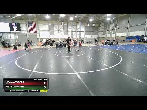 101 Lbs Cons. Round 2 - Maya Alvarado, FL Vs Katie Knighten, ID 34df
