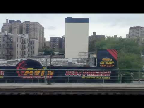 176th st to Mt. Eden avenue 4 train mta subway ride along