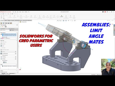 Limit Angle Mates in SolidWorks Assemblies: SolidWorks for Creo Parametric Users