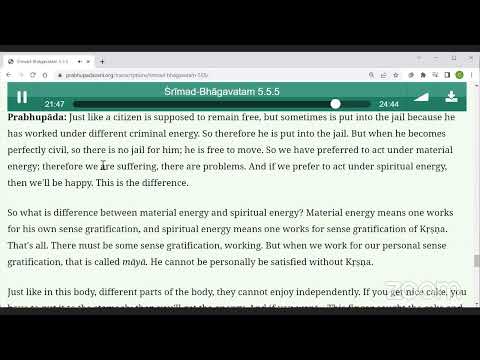 SB 5.5.5 By HDG Srila Prabhupada