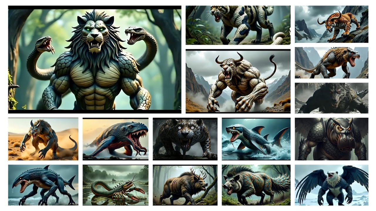 WILDEST Creatures Born from TWO Species? #hybrid #ai #animals