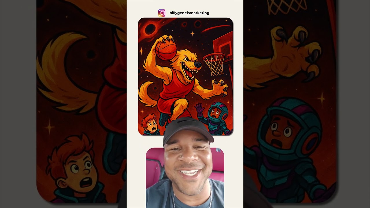 He Ain't Fetching Sticks... He's Dunking!   #billygeneismarketing