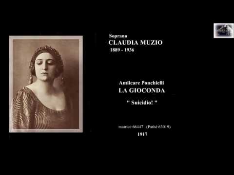 Soprano CLAUDIA MUZIO - La Gioconda  "Suicidio!"  (1927)