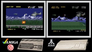 A500 vs Atari ST : SILKWORM (Side by side comparison)