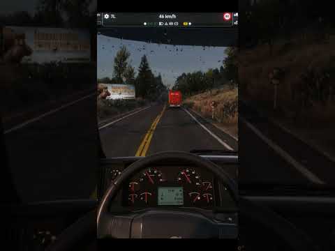 A saga continua: eu, a estrada e a chuva ⛆ #ets2 #volvo