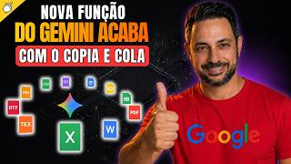 🔥 Gemini libera criação de PDFs, Word e planilhas direto do chat Grátis!