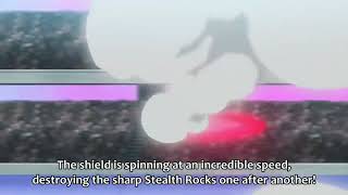 Sirfecth uses Brutal Swing to destroy Stealth Rock Pokémon (2019) episode 124 English Sub