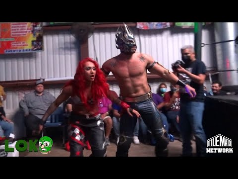 Miranda Alize vs Laredo Kid (Intergender) Loko Wrestling | AEW, AAA Lucha Libre