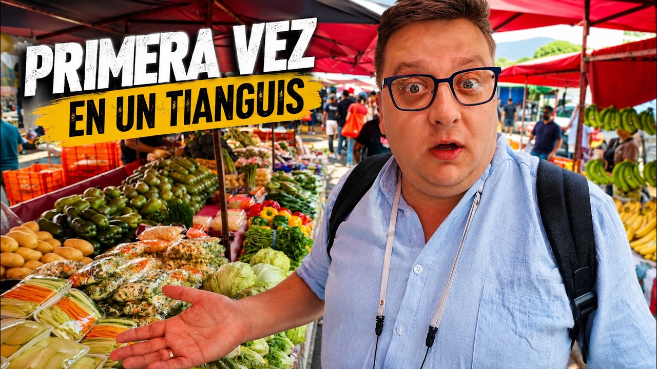 😱 CHEF RUSO CASI SE DESMAYA AL CONOCER UN TIANGUIS MEXICANO POR PRIMERA VEZ
