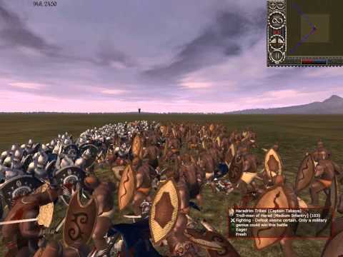 Third Age Total War Divide & Conquer Gondor Wardens vs Troll-Men of Harad