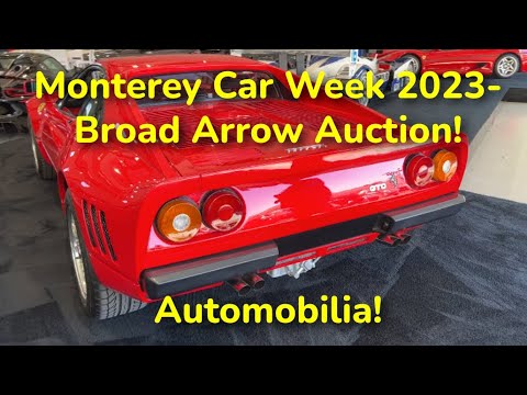 Monterey Car Week 2023-Broad Arrow Auction, Automobilia