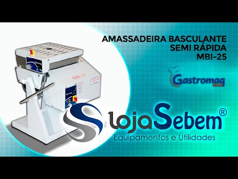 Amassadeira Industrial 5 Kg Semi Rápida Basculante MBI 05 Gastromaq