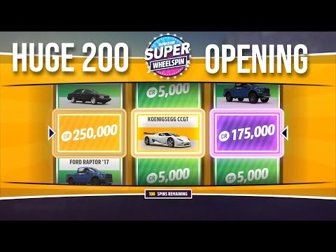 INSANE Forza Horizon 5 Wheelspin Opening 200+ Spins!