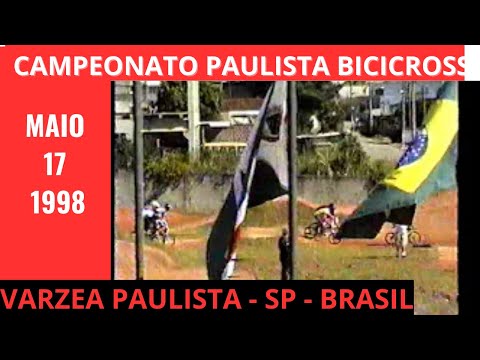 1998 - Campeonato Paulista de Bicicross BMX - Varzea Paulista - São Paulo - Brasil - 17 maio 1998