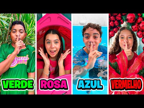 ESCONDE ESCONDE na COR SORTEADA em SARAH e os AMIGOS ! - Sarah de Araújo