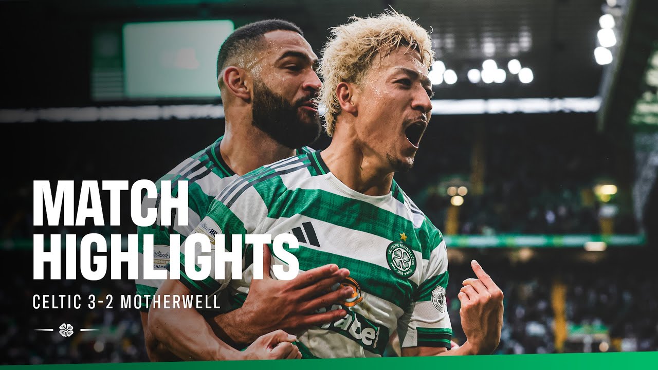 Scottish Premiership Highlights: Celtic 3-2 Motherwell (05/10/25)
