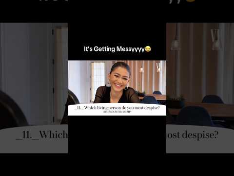 Zendaya is The Queen Of Throwing Shade😂🔥 #zendaya #funny #viral #trending #shorts #fyp