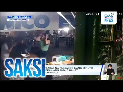 2 sugatan sa malakas na pagsabog ilang minuto matapos salubungin ang 2026 | Saksi