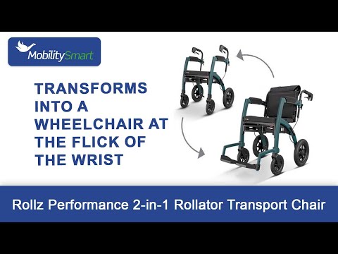 Rollz Performance 2 in 1 Rollator Transport Chair | How to transport