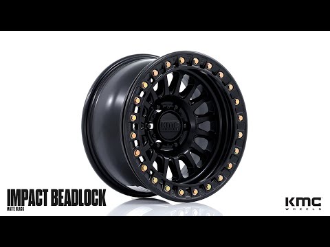 KMC KM239 IMPACT BEADLOCK | 17X9 | MATTE BLACK