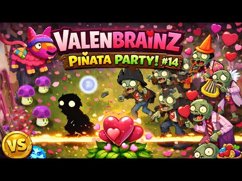 Valenbrainz Piñata Party Gameplay | Plants vs Zombies 2 Valentine Event | Eposide 14 