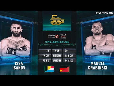Marcel Mohamed Grabinski vs Issa Isakov full fight