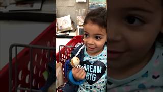 This little girl thought this Jesus candle was someone else 😂