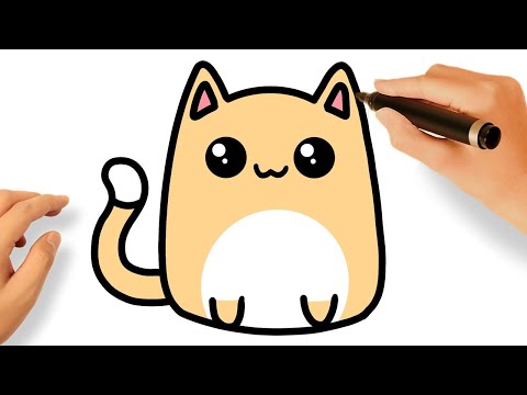 COMMENT DESSINER CHATON MIGNON FACILEMENT 😻