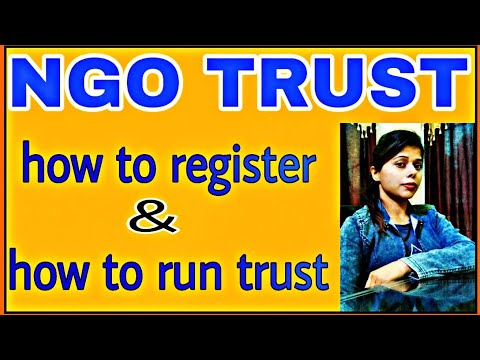 Registration of trust societies ngo