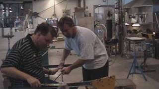 preview picture of video 'Todd Beck glass blowing in Marsta Sweden at Steninge Slott'