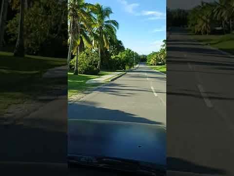 Niue island main road