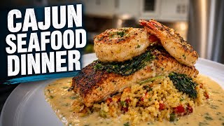 This CAJUN Seafood Dinner TASTES Like a Restaurant