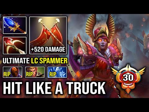 BEST GRAND MASTER TIER LEGION SPAMMER +520 Duel Damage Hit Like a Truck with Daedalus DotA 2