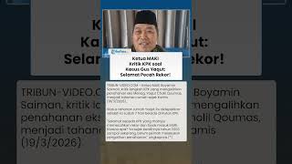 Download lagu KETUA MAKI KRITIK KPK setelah Eks Menag Yaqut jadi Tahanan Rumah: Selamat Pecah Rekor! mp3