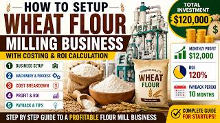 How to setup a Wheat flour milling business - costing and ROI calculation